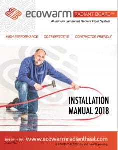 Ecowarm Installation Manual Cover