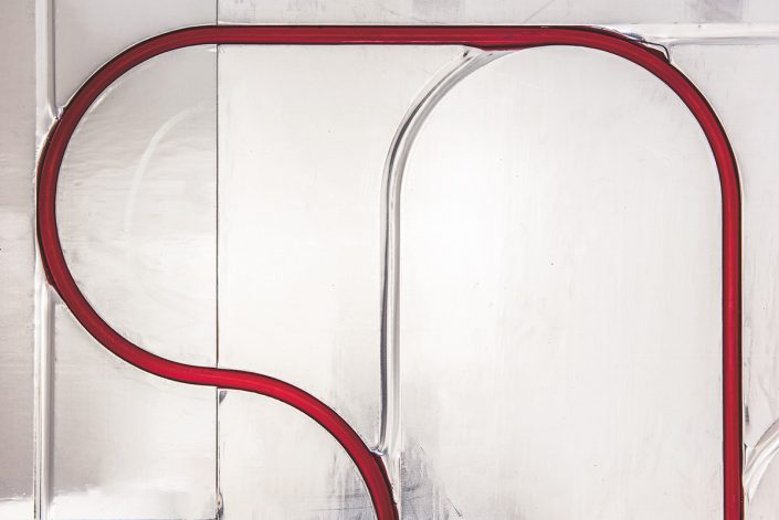 Close-up of Ecowarm Radiant Floor Heating Panel