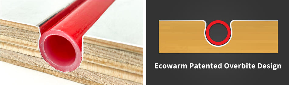 Ecowarm Radiant Floor Heating Overbite Design