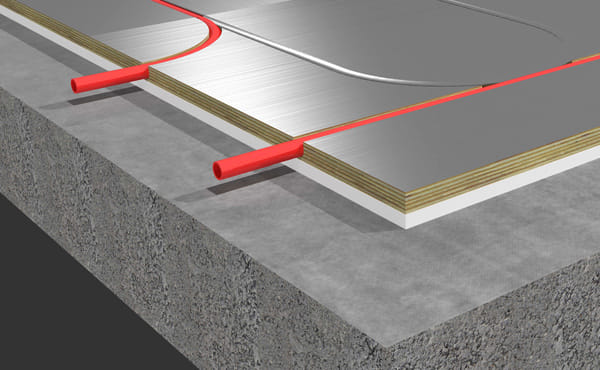 Ecowarm Radiantboard EPS Over Concrete