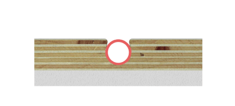 Ecowarm RadiantBoard EPS cross section