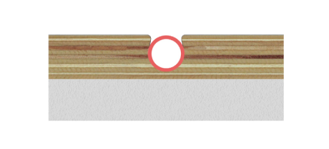 Ecowarm RadiantBoard EPS cross section